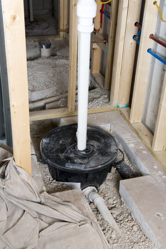 Sump Pump Installation detail