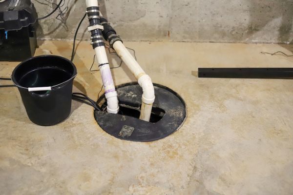 Basement Drainage Installation in Anderson