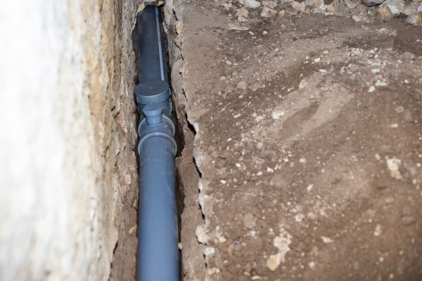 Drain Line Installation in Anderson