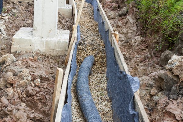 French Drain Installation in Anderson